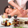 Rose aromatherapy massage