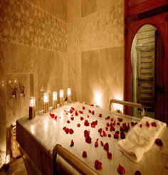 Rose moroccan bath massage